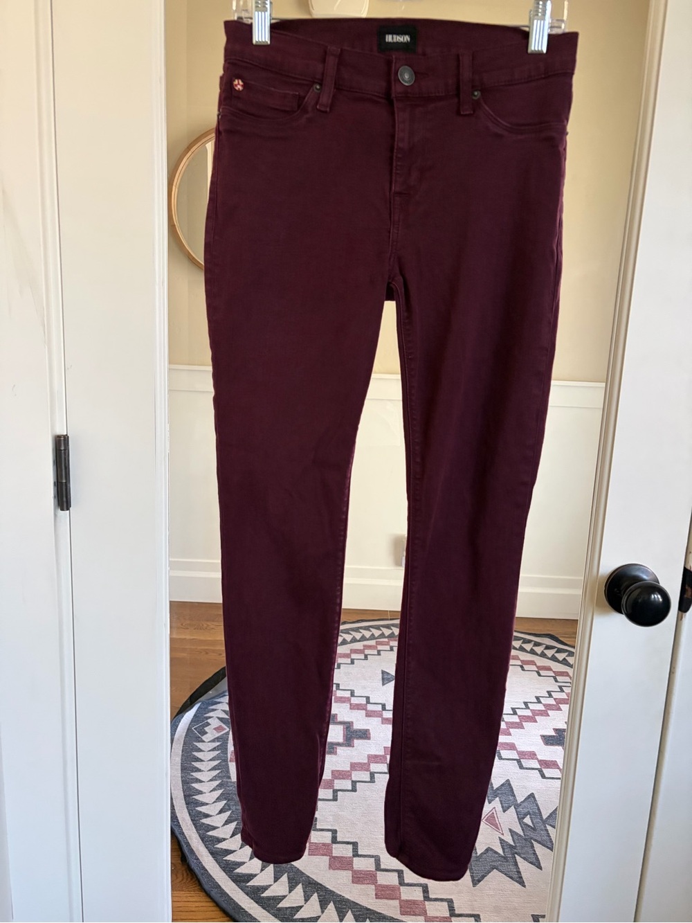 Hudson Jeans Wine Skinny Jeans